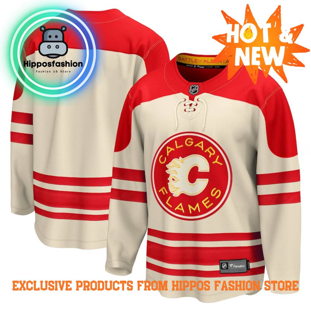 Calgary Flames Fanatics Branded NHL Heritage Classic Hockey Jersey