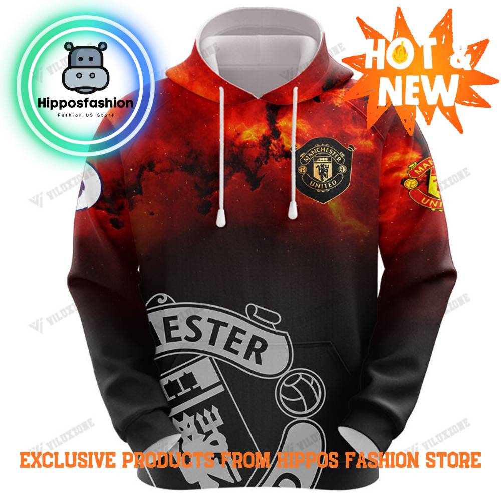Manchester United Red Devils Full Printing Hoodie