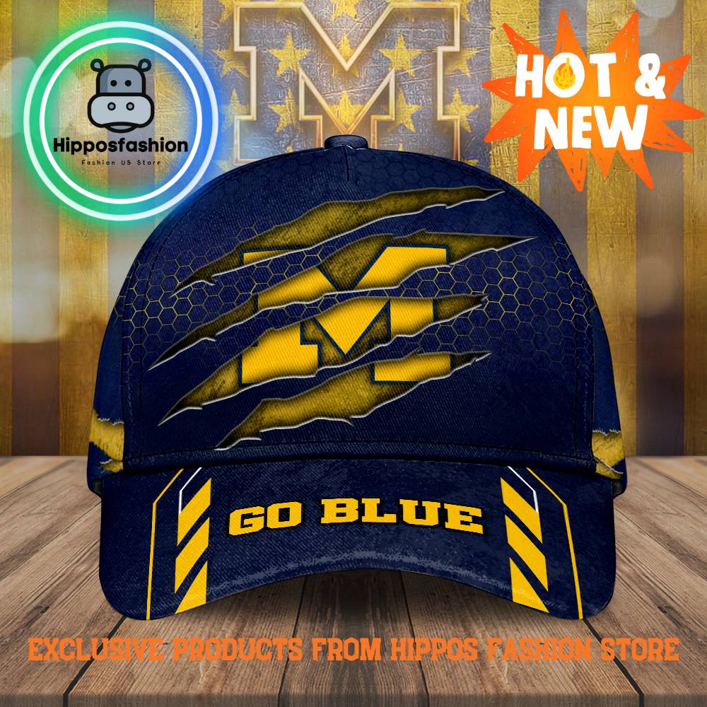 Michigan Wolverines NCAA Football Go Blue Cap