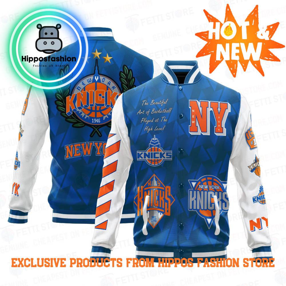 New York Knicks National Basketball Association Baseball Jacket