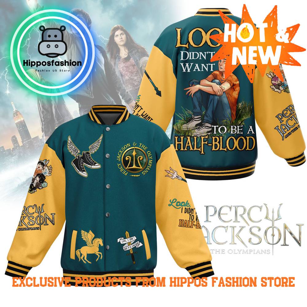 Percy Jackson And The Olympians To Be A HalfBlood Baseball Jacket